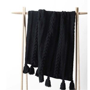 Sunday Citizen Braided Pom Pom Throw